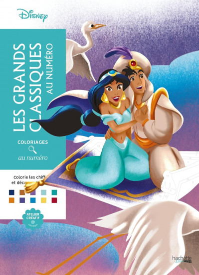 Раскраска. Coloriages au numéro Disney. Les Grands classiques. Coloriage au numéro