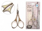 Ножницы для рукоделия "Винтаж" (цвет: серебро с золотой вставкой)
