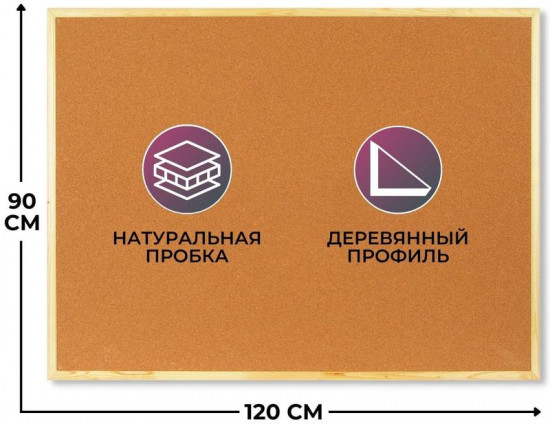 Доска пробковая