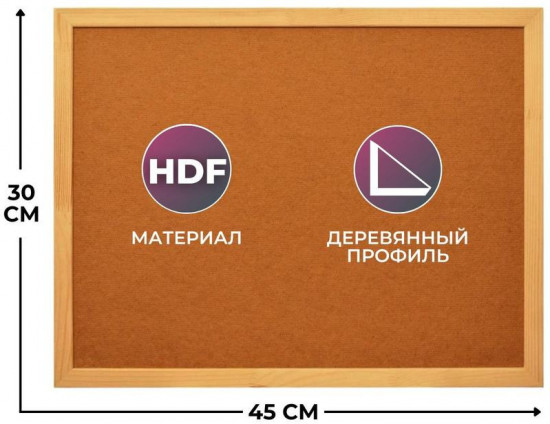 Доска пробковая «Economy»
