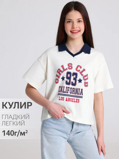 Футболка-поло для девочек «Клуб девчонок»