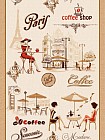Полотенце вафельное "Paris" (50х60)