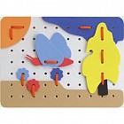 Мягкий конструктор. Шнуровка "На полянке"