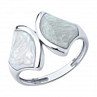 Кольцо из серебра с эмалью