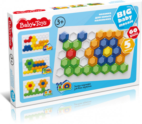 Мозаика для самых маленьких шестигранная «Big Baby Mosaic»