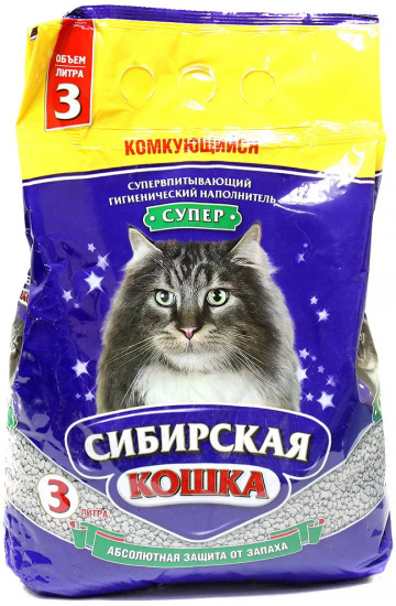 Наполнитель для кошачьего туалета комкующийся