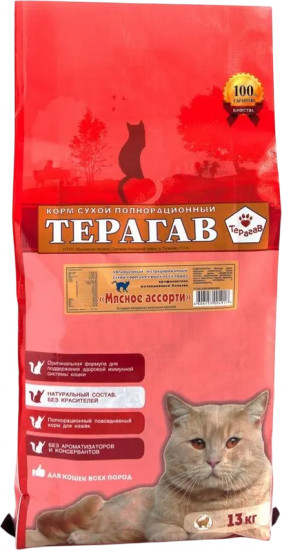 Корм для кошек сухой «Мясное ассорти»
