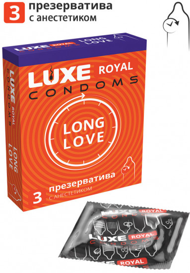 Презервативы с анестетиком «Long Love»