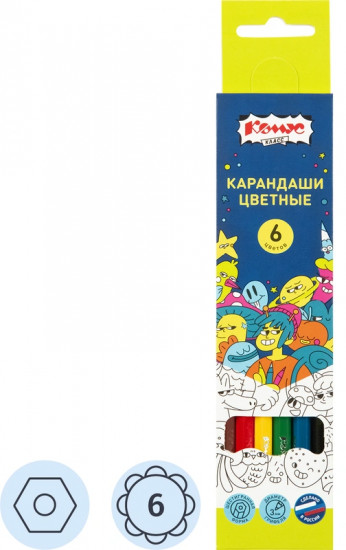 Набор карандашей цветных