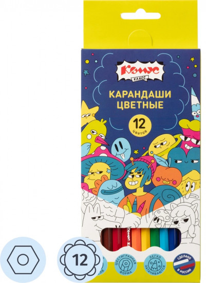 Набор карандашей цветных
