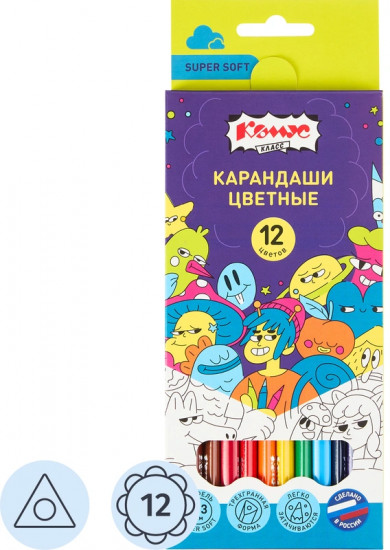 Набор карандашей цветных
