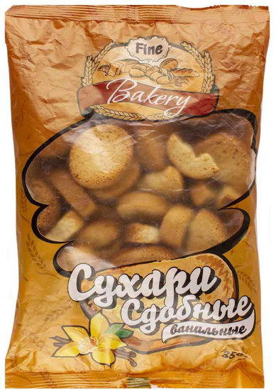Сухари сдобные ванильные