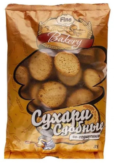 Сухари сдобные о сгущенкой
