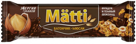 Батончик-мюсли «Шоколад»