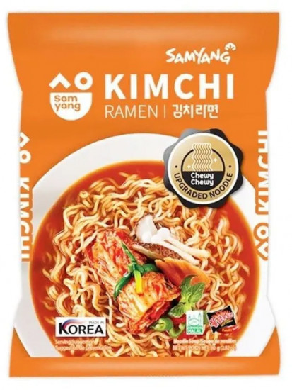 Лапша быстрого приготовления со вкусом кимчи «Kimchi Ramen»