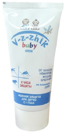 Крем детский от комаров «V-z-zhik»