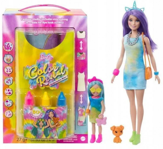 Кукла «Barbie Color Reveal Neon»