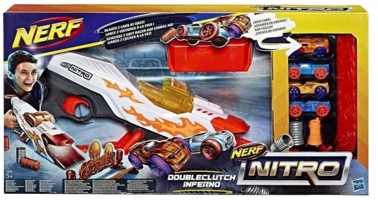 Бластер «Nitro Doubleclutch Inferno»