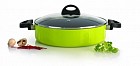 Сотейник Eclipse с двумя ручками (3,2 л) со стеклянной крышкой, цвет: лайм