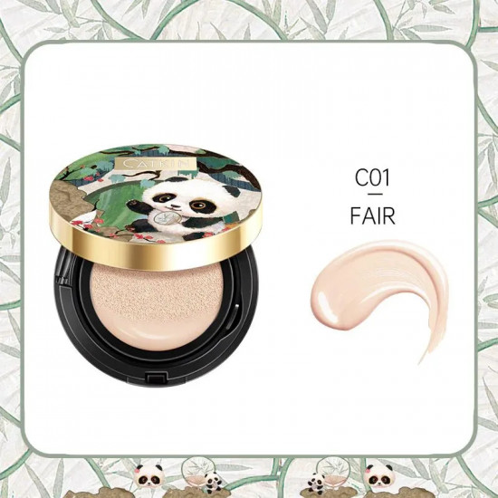 Кушон для лица тональный «Panda Land Coverage Cushion Foundation BB Cream», оттенок C01 Fair