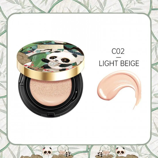 Кушон для лица тональный «Panda Land Coverage Cushion Foundation BB Cream», оттенок C02 Light Beige