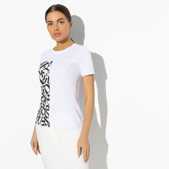 Футболка женская Стильное сочетание (эффектная)