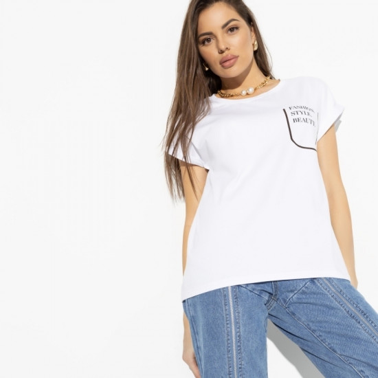 Футболка женская Точно знаю ответ (fashion style)