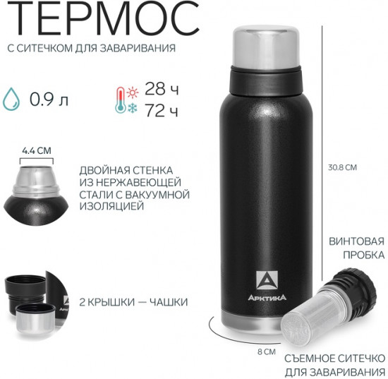 Термос с ситечком