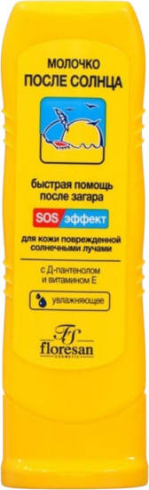 Молочко после загара с Д-Пантенолом и витамином Е