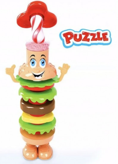 Леденец с пудрой и игрушкой «Chef Burger»