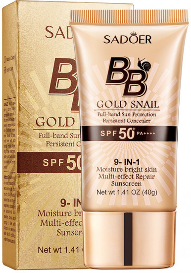 ВВ-крем с муцином улитки SPF 50 PA++++ «Gold Snail», оттенок Natural