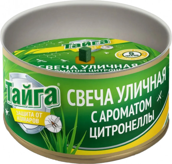 Свеча уличная с ароматом цитронеллы