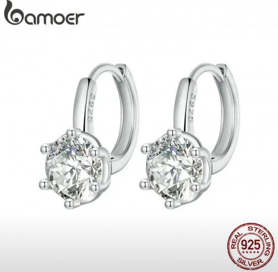 Серьги из серебра «Cristal»