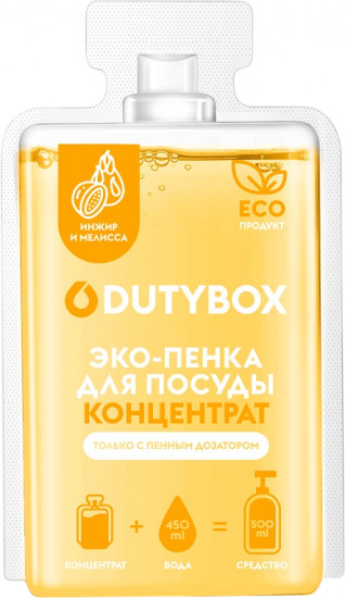 Эко-пенка для посуды концентрированная «Инжир и мелисса»