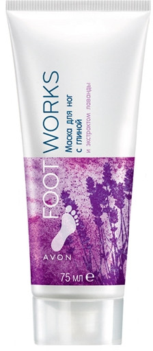 Маска для ног с глиной и экстрактом лаванды «Foot Works»
