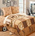 Комплект постельного белья «Тигровые бабочки» (арт. 10530, 1,5-спальный, БИОкомфорт, 2 наволочки 50х70)