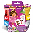 Магическое тесто для лепки "Даша - путешественница", 4 цвета