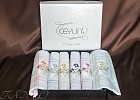 Набор полотенец вафельных «Ceylin's» (арт. plt049-29, 50х70 - 6 шт.), цветы в ассортименте