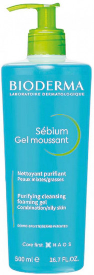 Гель для очищения жирной и комбинированной кожи лица «Sebium Gel moussant»
