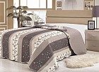 Покрывало "Утро" (арт. pw091-3 , евро, patchwork, размер 230х250, 2 наволочки 50х70)