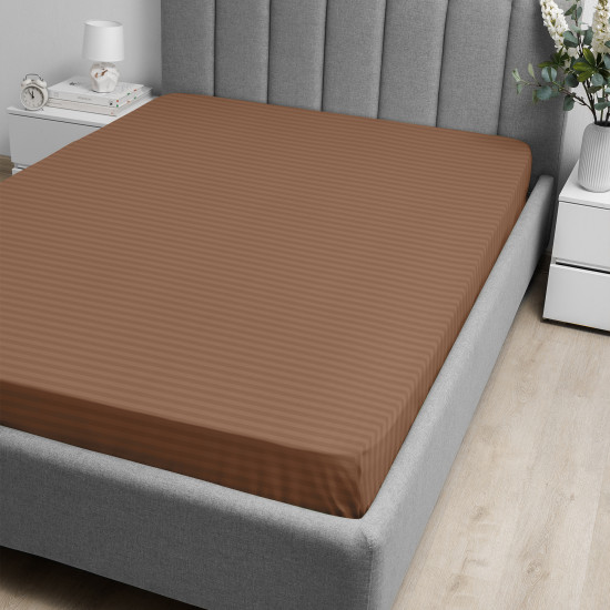 Простыня на резинке «New Beige»
