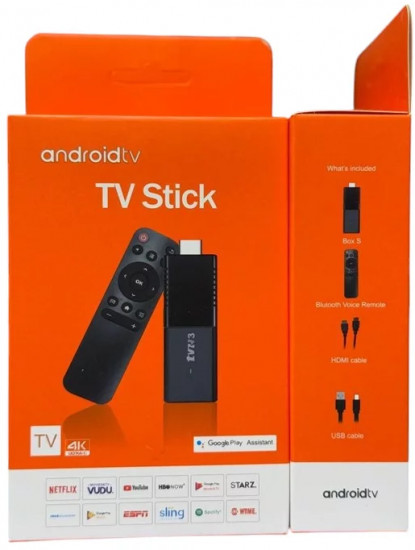 Приставка телевизионная TV Stick Android TV