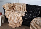 Покрывало Мраморный цветок «Tango» (арт. pkm084, евро, искусственный мех, размер 240х260)