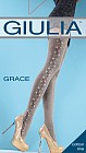 Колготки плотные с рисунком "Grace 8" (fumo, 150 Den)