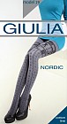 Плотные колготки с рисунком "Nordic 19" (fumo 150 Den)