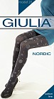 Плотные колготки с рисунком "Nordic 20" (nero 150 Den)