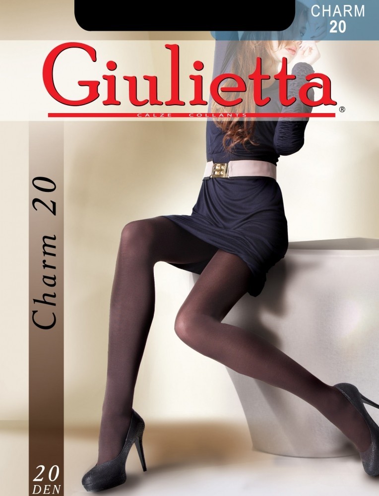 Колготки женские "Charm" (nero, 20 Den) | Giulietta