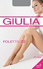 Гольфы "Folletto" 2 пары (visone, 20 Den)