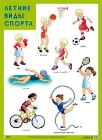 Плакат. Летние виды спорта