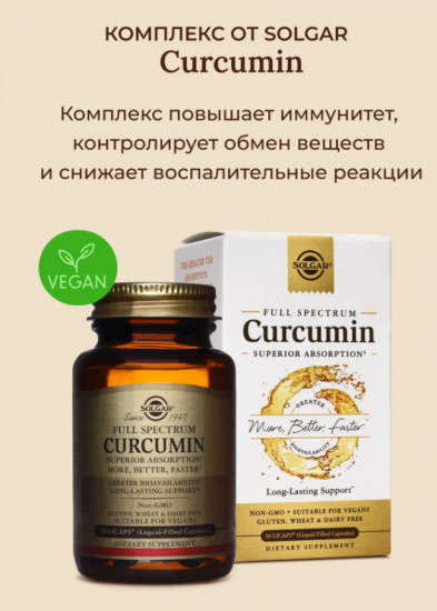 Капсулы «Curcumin. Куркумин»